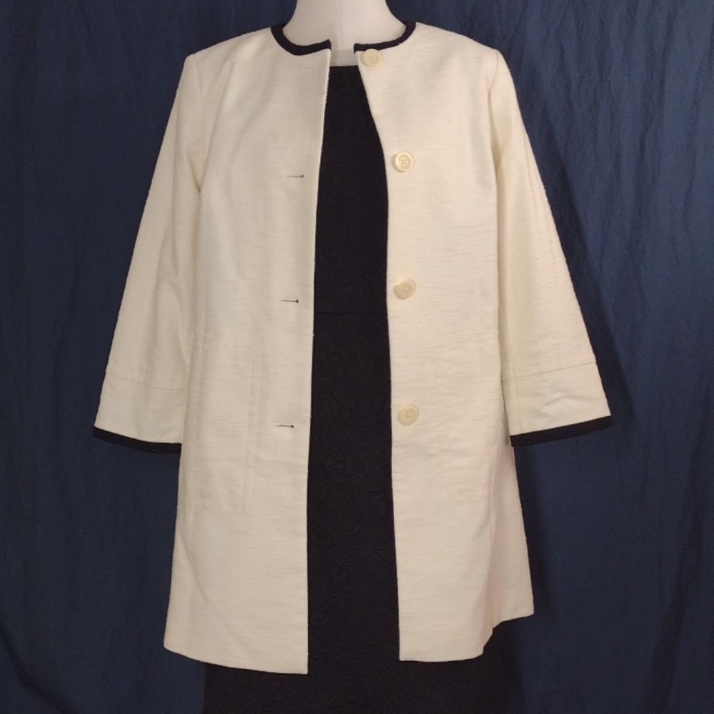 Talbots Textured Long Jacket - Picture 4 of 12